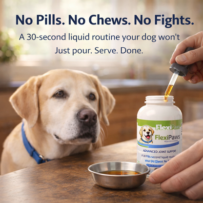 Support Your Dog’s Comfort & Mobility With A Simple Daily Liquid Routine